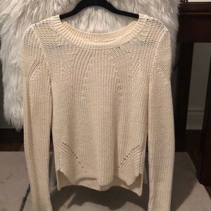 H&M white sweater